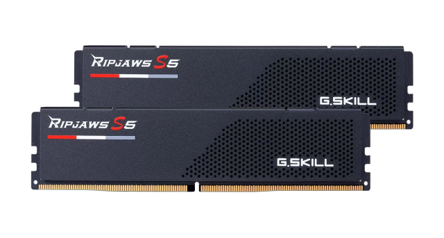 Памет G.SKILL Ripjaws S5 Black 32GB (2x16GB) DDR5 6400MHz, CL32, 1.4 V 