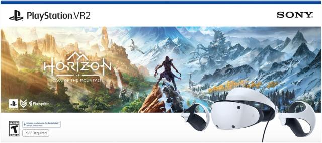 Слушалки Sony PlayStation VR2, PS5 - с игра Horizon Call of the Mountain