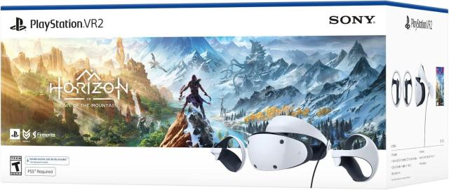 Слушалки Sony PlayStation VR2, PS5 - с игра Horizon Call of the Mountain