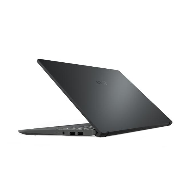 Лаптоп MSI Modern 14 B11MO, i3-1115G4 (up to 4.1 Ghz, 6MB), 14" FHD 1920x1080, IPS-Level, AG, Iris Xe GPU, 8GB DDR4 3200 (1x8, 2 slots, up to 64GB), 512GB PCIe GEN3x4 SSD, Windows 10 Home, backlight KB White, HD Webcam, Wi-Fi 6, MIL-810G, 2Y, Carbon 