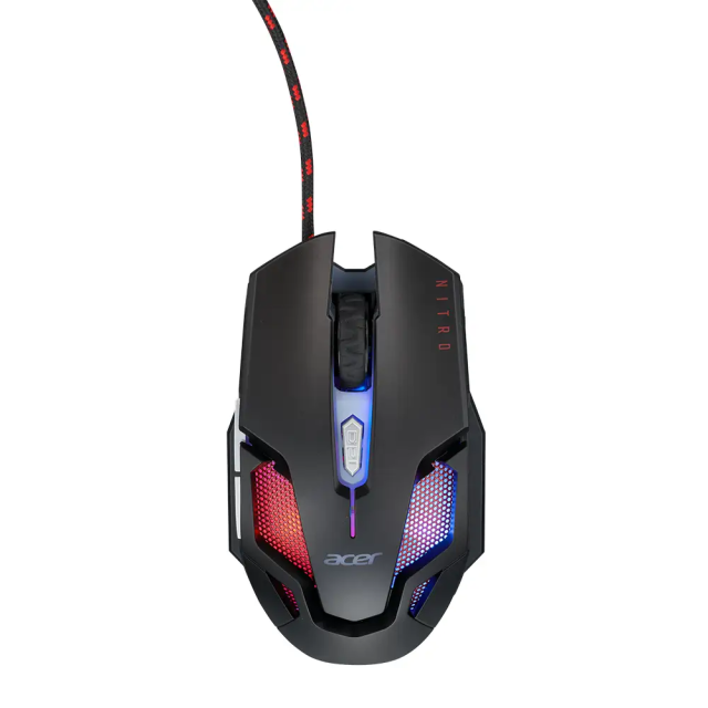 Мишка ACER NITRO MOUSE II NMW200, Optical sensor, 800-7200 DPI, USB