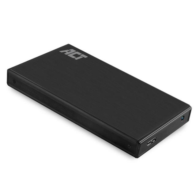 Кутия ACT AC1200, SATA, 2.5", USB-C 3.2 Gen1, Черен