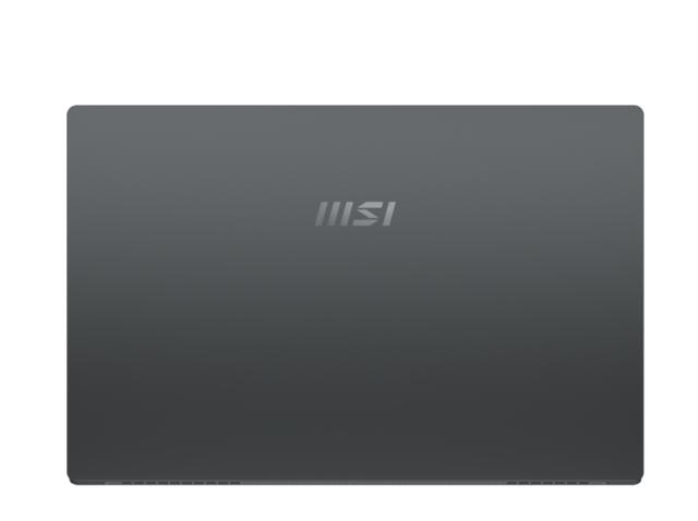 Лаптоп MSI Modern 15 A5M, 15.6" 1920x1080, IPS-Level FHD AG, AMD Ryzen 5 5500U (2.1GHz, up to 4.0GHz, 8MB L3), 8GB DDR4 3200 (2 slots, Max 64GB), 256GB M.2 PCIe SSD (1slot M.2 free), Wi-Fi 6E, BT5.2, 3 Cell, Backlight KBD White, Windows 11, Carbon Gr