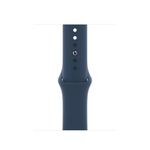 Часовник Apple Watch Series 7 GPS, 41mm Blue Aluminium Case with Abyss Blue Sport Band - Regular