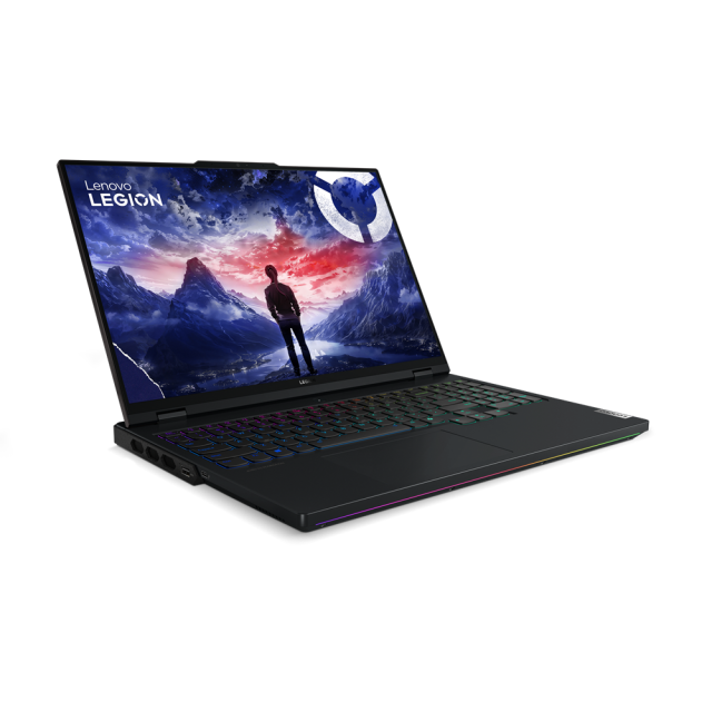 Лаптоп Lenovo Legion Pro 7 16IRX9H, Intel Core i9-14900HX 24C (2.2/5.8GHz, 36MB Cache) 16" (40.64cm) WQXGA IPS 240Hz Anti-Glare Display, NVIDIA GF RTX 4090 16GB, 32GB DDR5, 2TB SSD NVMe, HDMI, 1x Thunderbolt 4, Free DOS