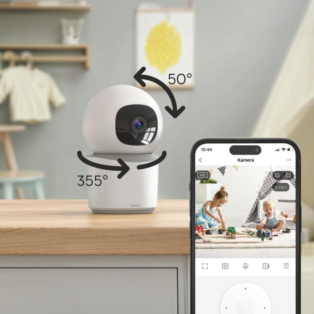 HAMA WiFi камера 1080p, за закрити помещения