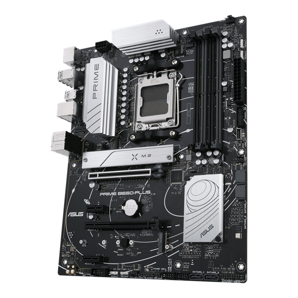 Дънна платка ASUS PRIME B650-PLUS, AMD AM5, 4 x DDR5, 2 x M.2 slots, 4 x SATA, USB Type-C, HDMI, DP