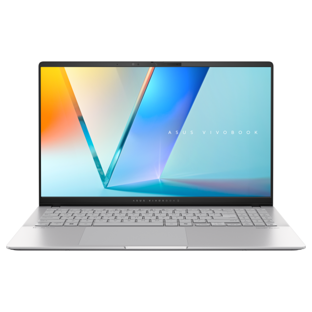 Лаптоп ASUS Vivobook S 15 OLED, S5507QA-MA067W, Snapdragon X Plus  X1P-42-100 8C (3.2/3.4 (Single-core) 30MB Cache), 15.6'' (39.62 cm) OLED 3K 120Hz, Qualcomm Snapdragon X Adreno X1-45, 16GB LPDDR5x, 1TB SSD , Windows 11 Pro