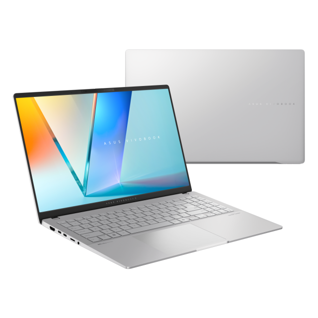 Лаптоп ASUS Vivobook S 15 OLED, S5507QA-MA067W, Snapdragon X Plus  X1P-42-100 8C (3.2/3.4 (Single-core) 30MB Cache), 15.6'' (39.62 cm) OLED 3K 120Hz, Qualcomm Snapdragon X Adreno X1-45, 16GB LPDDR5x, 1TB SSD , Windows 11 Pro