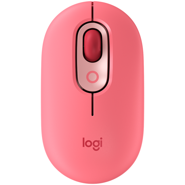 Мишка Logitech POP Mouse, оптична (4000 dpi), Bluetooth, ROSE