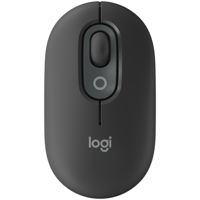 Мишка Logitech POP Mouse, оптична (4000 dpi), Bluetooth, черна