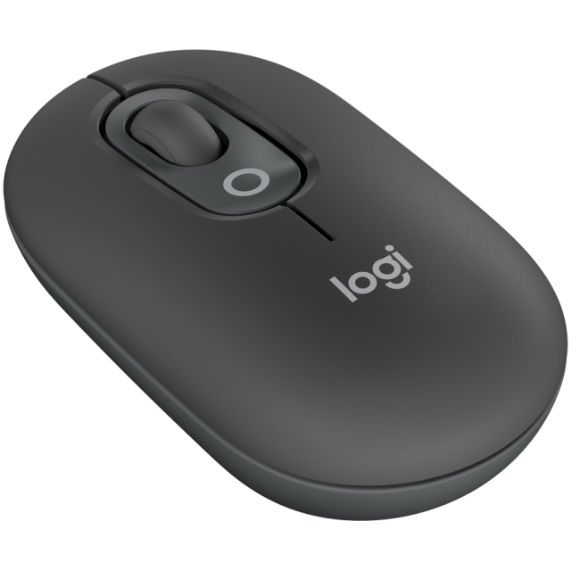 Мишка Logitech POP Mouse, оптична (4000 dpi), Bluetooth, черна