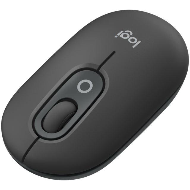 Мишка Logitech POP Mouse, оптична (4000 dpi), Bluetooth, черна