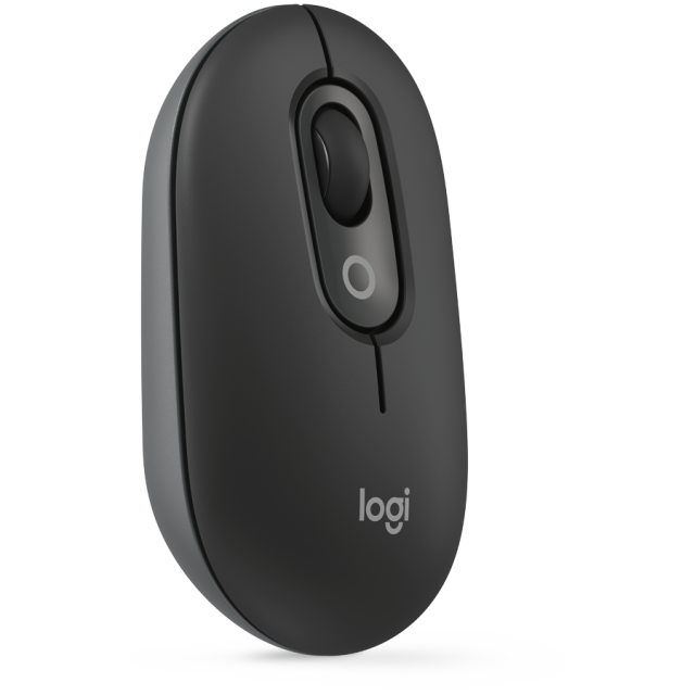 Мишка Logitech POP Mouse, оптична (4000 dpi), Bluetooth, черна