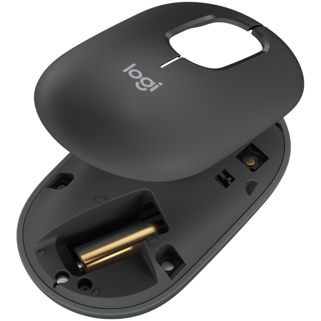 Мишка Logitech POP Mouse, оптична (4000 dpi), Bluetooth, черна