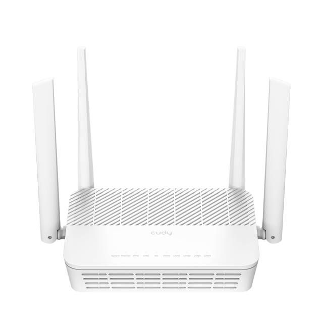 Рутер Cudy WR3000 WiFi6, AX3000, 4 Gigabit WAN/LAN Ports, 4 x 5dBi антени