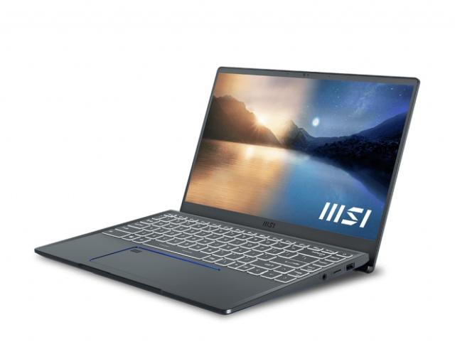Лаптоп MSI Prestige 14 Evo A11M, Intel EVO i7-1185G7 (4C/8T), 14" FHD, AG, IPS-Level, 300nits 1W panel, Intel Iris Xe, RAM 16GB onboard, 512GB PCIe Gen4 SSD, Thunderbolt 4, backlight KB (White), Intel Wi-Fi 6, FIDO 2, MIL-STD-810G, Win 10 Home, Gray,