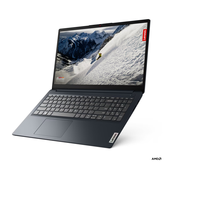 Лаптоп Lenovo IdeaPad 1 15ALC7, AMD Ryzen 7 5700U 8C (1.8 / 4.3GHz, 8MB Cache), 15.6'' (39.62 cm) FHD IPS 250nits Anti-glare, 16GB DDR4, 1TB SSD M.2 PCIe 4.0x4, Windows 11 Home