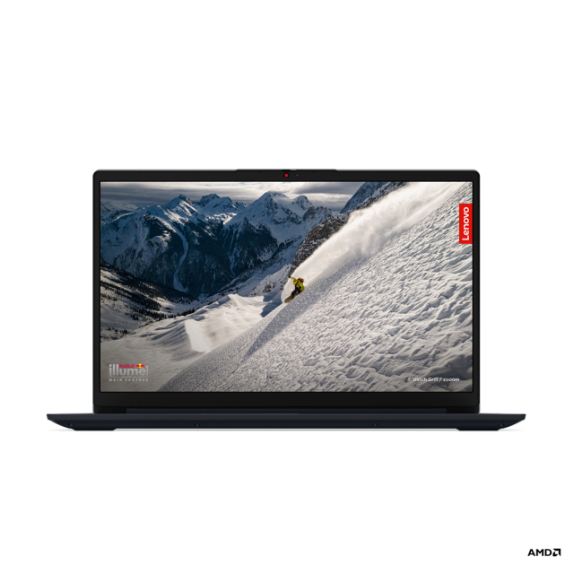 Лаптоп Lenovo IdeaPad 1 15ALC7, AMD Ryzen 7 5700U 8C (1.8 / 4.3GHz, 8MB Cache), 15.6'' (39.62 cm) FHD IPS 250nits Anti-glare, 16GB DDR4, 1TB SSD M.2 PCIe 4.0x4, Windows 11 Home