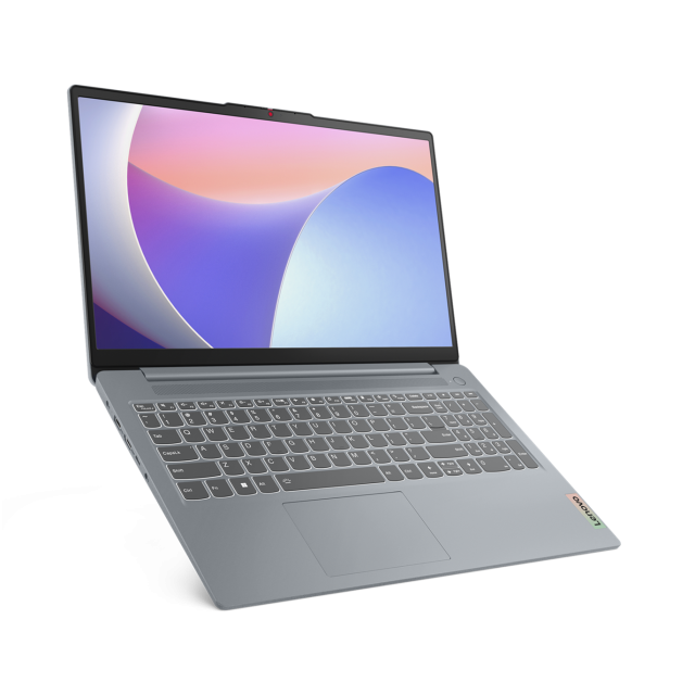 Лаптоп Lenovo IdeaPad Slim 3 15IRU8, Intel Core i3-1305U 5C (1.6 / 4.5GHz, Cache), 15.6'' (39.62 cm) FHD TN 250nits Anti-glare, 8GB Soldered LPDDR5, 512GB SSD M.2 PCIe 4.0x4, Free DOS