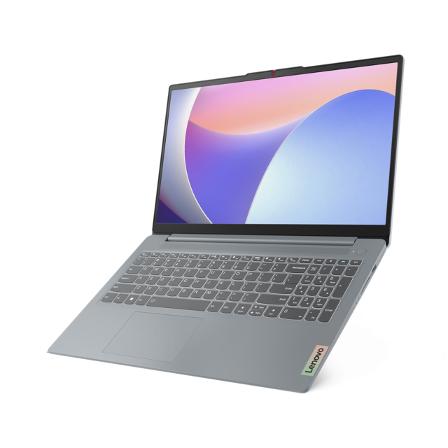 Лаптоп Lenovo IdeaPad Slim 3 15IRU8, Intel Core i3-1305U 5C (1.6 / 4.5GHz, Cache), 15.6'' (39.62 cm) FHD TN 250nits Anti-glare, 8GB Soldered LPDDR5, 512GB SSD M.2 PCIe 4.0x4, Free DOS