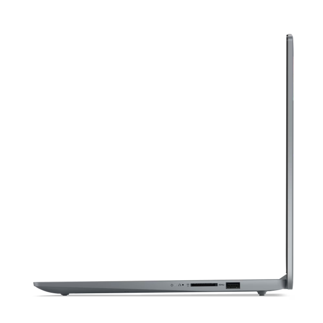 Лаптоп Lenovo IdeaPad Slim 3 15IRU8, Intel Core i3-1305U 5C (1.6 / 4.5GHz, Cache), 15.6'' (39.62 cm) FHD TN 250nits Anti-glare, 8GB Soldered LPDDR5, 512GB SSD M.2 PCIe 4.0x4, Free DOS