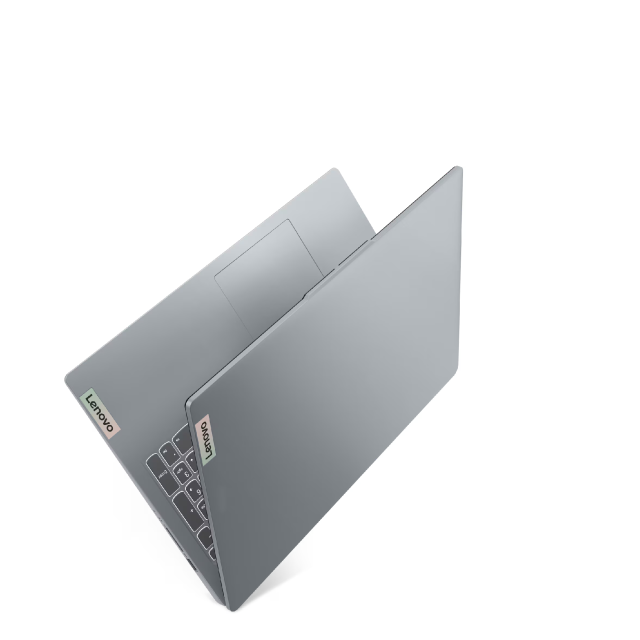 Лаптоп Lenovo IdeaPad Slim 3 15IRU8, Intel Core i3-1305U 5C (1.6 / 4.5GHz, Cache), 15.6'' (39.62 cm) FHD TN 250nits Anti-glare, 8GB Soldered LPDDR5, 512GB SSD M.2 PCIe 4.0x4, Free DOS