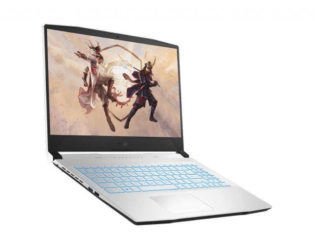 Лаптоп MSI Sword 15 A11UC, RTX3050 GDDR6 4GB, 15.6" FHD 1920x1080 IPS, 144Hz, Tiger Lake i7-11800H (8C/16T, up to 4.60 GHz, 24MB), 8GB (1x8) DDR4 3200, 512GB PCIe Gen4x4 SSD, Intel Wi-Fi 6, BT5.1, Single backlight KB (BLUE), 3 cell, 53.5 Whr, NO OS, 