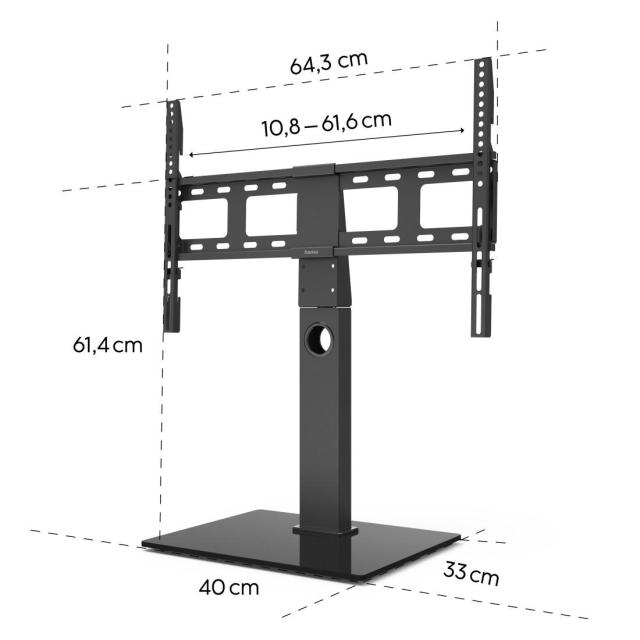 Стойка HAMA за TV Stand Fullmotion до 165см / 65"/ до 40 кг