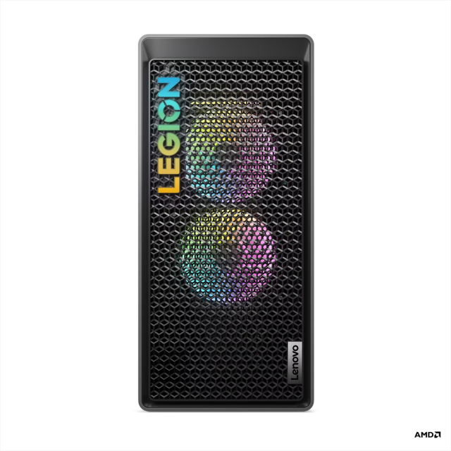 Компютър Lenovo Legion T5 26ARA8, AMD Ryzen 5 7600 8C (3.8/5.1GHz, 32MB Cache), NVIDIA GF RTX 4060 8GB, 32GB DDR5, 1TB SSD NVMe, 1x USB 3.2 Gen 2 Type-C, 4x USB 3.2 Gen 1 Type-A, HDMI, DP, Free DOS