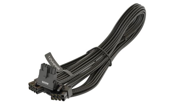 Модулен кабел Seasonic PCIe 5.0 12VHPWR Modding Cable 600W Black 90 degree 