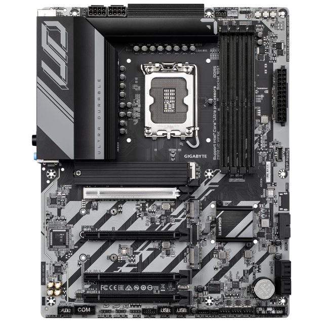 Дънна платка GIGABYTE Z890 UD WIFI 6E, LGA 1851, 4 x DDR5, 3 x M.2, 4 x SATA 6Gb/s, Wi-Fi, Bluetooth, DP, ATX