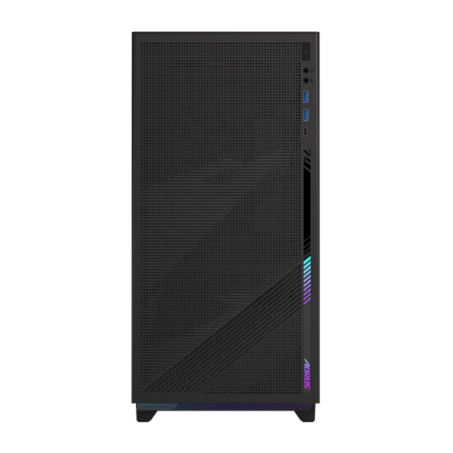 Кутия Gigabyte Aorus C400 Glass, Middle Tower, 2x USB 3.0 Type-A, 1x USB 3.2 Gen2 Type-C, ATX/mATX/Mini-ITX