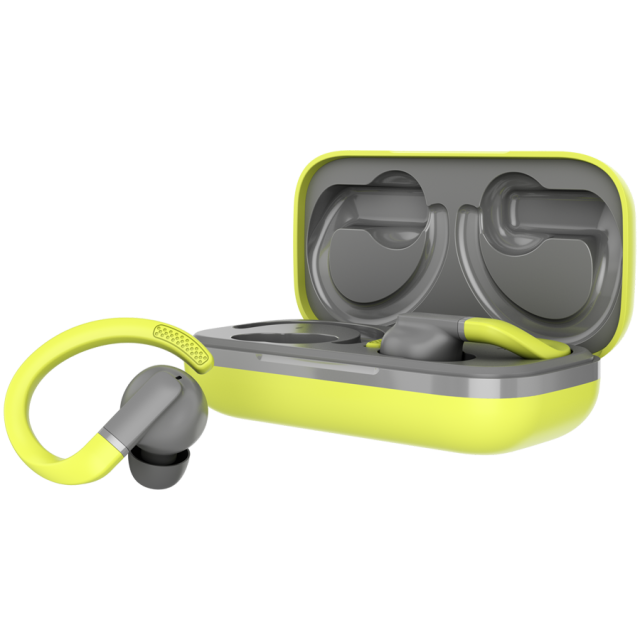 Слушалки CANYON  OnRun 11 Sport Wireless charge Green, Bluetooth