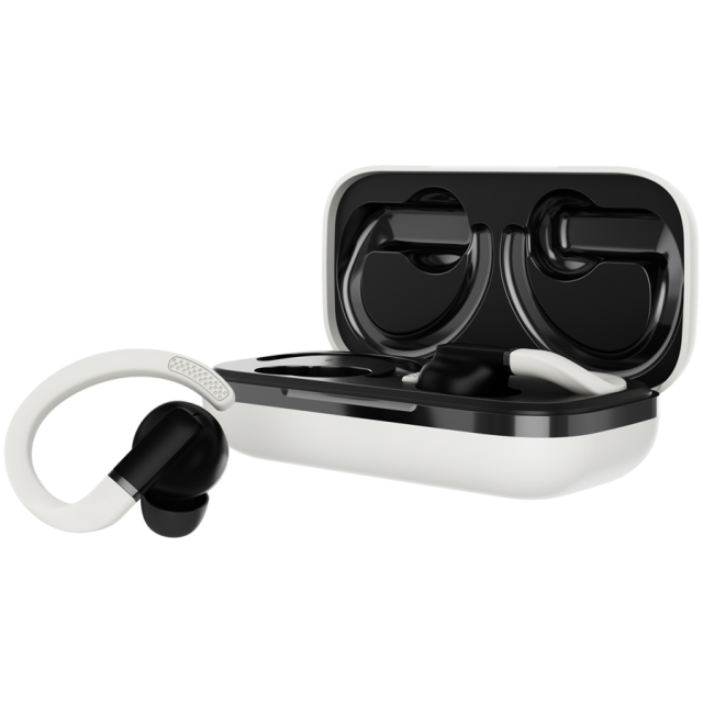 Слушалки CANYON  OnRun 11 Sport Wireless charge White, Bluetooth