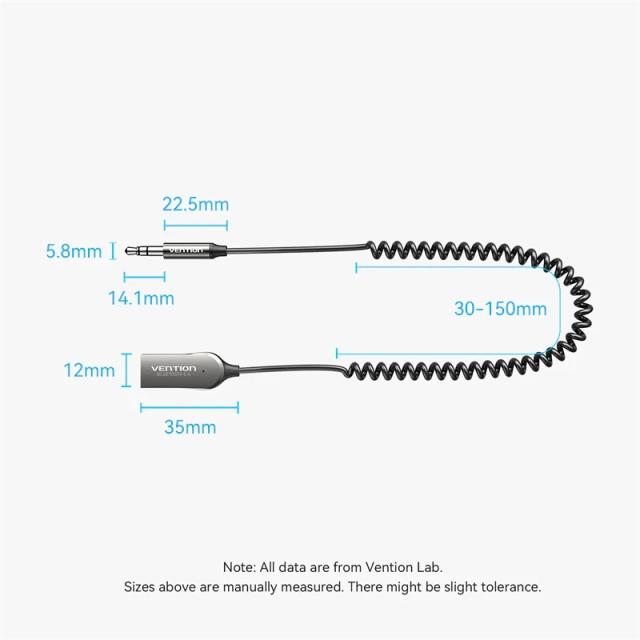 Кабел Vention USB 3.0 AM / AF Active Extension Cable Black, 5m.