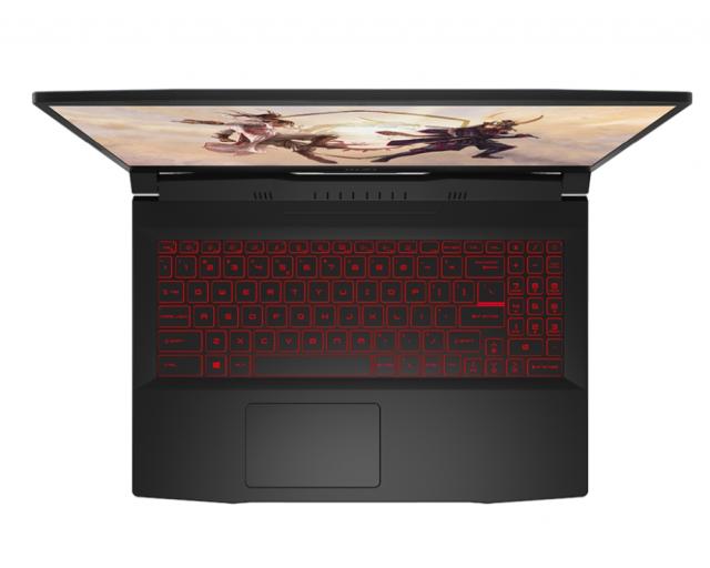 Лаптоп MSI Katana GF66 11UE, RTX3060 GDDR6 6GB, 15.6" FHD (1920x1080), 144Hz, i7-11800H (8C/16T, up to 4.60 GHz, 24MB), 16GB (2x8) DDR4 3200, 512GB PCIe Gen3x4 SSD, Intel Wi-Fi 6, BT5.1, Single backlight KB (RED), 3 cell, 53.5 Whr, NO OS, Black, 2Y, 