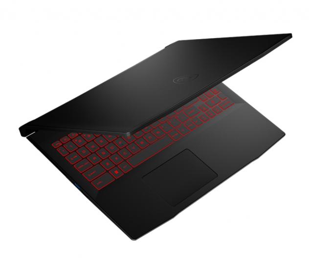 Лаптоп MSI Katana GF66 12UG, RTX3070 8GB GDDR6, 15.6" FHD (1920x1080), 144Hz, i7-12700H (6P/8E, 20T, up to 4.70 GHz, 24MB), 16GB DDR4 (2x8GB) 3200MHz, 512GB PCIe Gen4 SSD, Single backlight KB (RED), Intel Wi-Fi 6E, NO OS, 3 cell, 53Whr, 2Y, Black