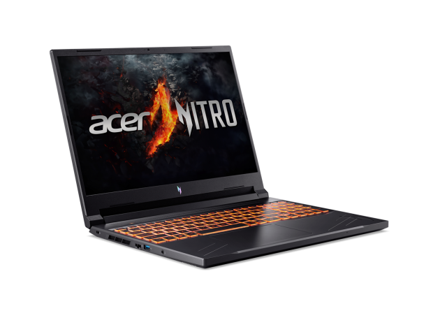 Лаптоп Acer Nitro V16 ANV16-71-71V9, Intel Core i7-14650HX 16C (1.6/5.2GHz, 30MB Cache), 16" (40.64 см) FHD+ IPS, NVIDIA GF RTX4050 6GB GDDR6, 16GB, 1TB SSD, Free DOS