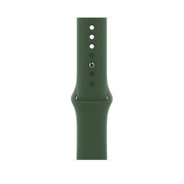 Часовник Apple Watch Series 7 GPS, 45mm Green Aluminium Case with Clover Sport Band - Regular
