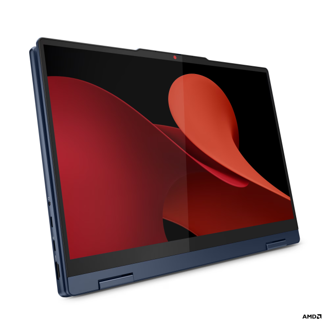 Лаптоп Lenovo IdeaPad 5 2-in-1 14AHP9, AMD Ryzen 5 8645HS 6C (4.3/5.0GHz, 16MB Cache), 14" (35.56cm) WUXGA IPS 300nits Glare Touchscreen Display, 16GB LPDDR5X, 512GB SSD NVMe, 2x USB 3.2 Gen 2 Type-C, HDMI, Free DOS