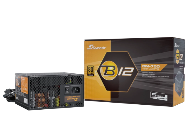 Захранване Seasonic B12BM 750W, Active PFC, 80 PLUS Bronze