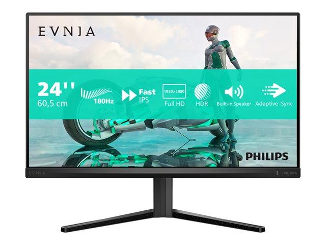 Монитор Philips Evnia 24M2N3200S, 23.8" (60.45cm) FHD IPS, 180Hz, 1ms, Mega Infinity DCR, 300cd/m2, HDMI, DP