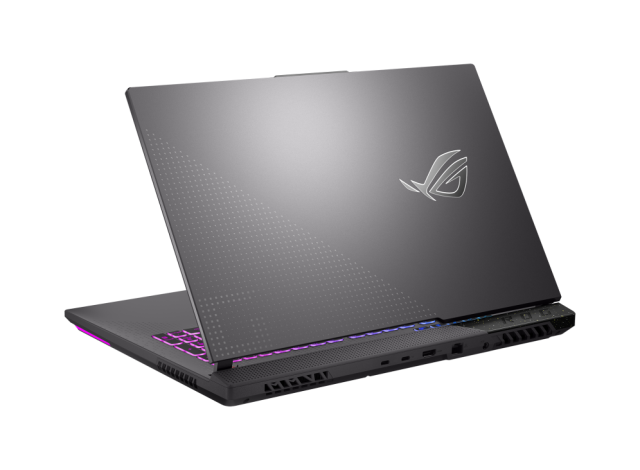 Лаптоп ASUS ROG Strix G17 2023 G713PV-LL144W, AMD Ryzen 9 7940HX 16C (2.4/5.2GHz, 16MB Cache), 17.3" (43.94 cm) WQHD IPS 240Hz, NVIDIA GF RTX4060 8GB GDDR6, 16GB DDR5, 1TB SSD, Windows 11 Home