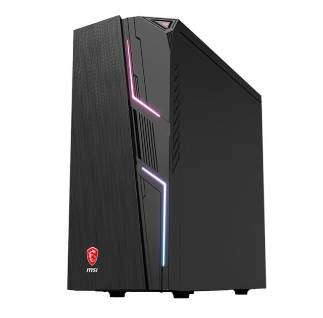 Настолен компютър MSI MAG Codex 5 11TG-814EU, RTX 3060 TI VENTUS 2X 8G, i5-11400F (6C/12T, up to 4.4Ghz, 12MB), Air cooling, H510, 16GB DDR4 3200 (16Gx1) U-DIMM, 512G PCIE SSD, Intel Lan, Intel WiFi ax, BT 5.2, PSU 500W 80PLUS, Win 10 Home, 40L, 24M,