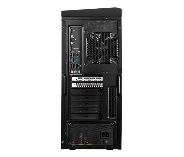 Настолен компютър MSI MAG Codex 5 11TG-814EU, RTX 3060 TI VENTUS 2X 8G, i5-11400F (6C/12T, up to 4.4Ghz, 12MB), Air cooling, H510, 16GB DDR4 3200 (16Gx1) U-DIMM, 512G PCIE SSD, Intel Lan, Intel WiFi ax, BT 5.2, PSU 500W 80PLUS, Win 10 Home, 40L, 24M,