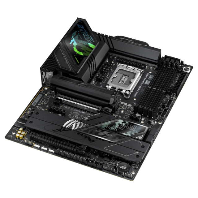 Дънна платка ASUS ROG STRIX Z890-F GAMING WIFI, LGA1851, 4 x DDR5, 5 x M.2 NVMe, 4 x SATA 6Gb/s, Wi-Fi 7, Bluetooth v5.4, HDMI, DP, ATX