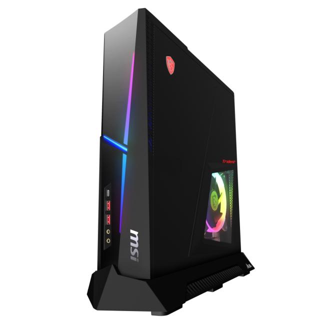 Настолен компютър MSI MEG TRIDENT X 11TE, RTX 3080 VENTUS 3X PLUS 10GB, i7-11700K (8C/16T, up to 5.00 Ghz, 16MB), Air cooling, Z590, 32GB DDR4 3200 (16GBx2) U-DIMM, 1TB PCIE SSD, 1TB HDD, Lan, WiFi 6, Thunderbolt 4, PSU 750W SFX, Win 10 Home, 10.36L,