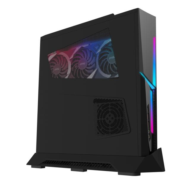 Настолен компютър MSI MEG TRIDENT X 11TE, RTX 3080 VENTUS 3X PLUS 10GB, i7-11700K (8C/16T, up to 5.00 Ghz, 16MB), Air cooling, Z590, 32GB DDR4 3200 (16GBx2) U-DIMM, 1TB PCIE SSD, 1TB HDD, Lan, WiFi 6, Thunderbolt 4, PSU 750W SFX, Win 10 Home, 10.36L,