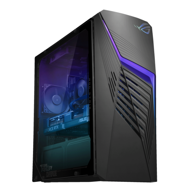 Компютър Asus ROG Strix G13CHR-M51440F16460, Intel Core i5-14400F 10C (2.5/4.7GHz, 20 MB Cache), NVIDIA GF RTX 4060 8GB, 16GB DDR5, 1TB SSD NVMe, 4x USB 3.2 Gen 1 Type-A, HDMI, DP, Free DOS